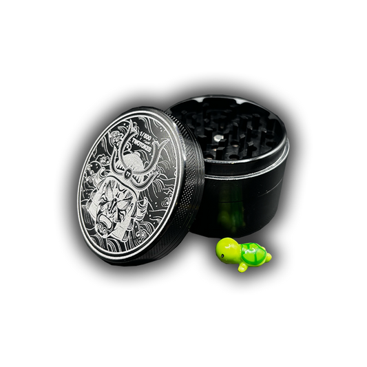 TWOTOKESUK© LIMITED EDITION 001 HERB GRINDER 63MM - BLACK